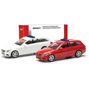 Herpa 013284-003 Mercedes Benz C-Klas Stationwagon Waarschuwingsbalken - Modelauto Herpa 013284-003 Mercedes Benz C-Klas Stationwagon Waarschuwingsbalken - Modelauto