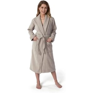 MÖVE Velour Unisex Bathrobe - Schalkragen, 125cm, Gray MÖVE Velour Unisex Bathrobe - Schalkragen, 125cm, Gray