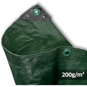 NOOR Tarp extérieur - Polyéthylène, Vert, 2x2m - Bâche - Publicité NOOR Tarp extérieur - Polyéthylène, Vert, 2x2m - Bâche - Publicité