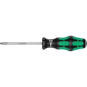 Wera 355 PZ Pozidriv Screwdriver - High-Quality, LaserTip, 80mm Wera 355 PZ Pozidriv Screwdriver - High-Quality, LaserTip, 80mm