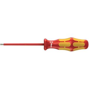 Wera Kraftform VDE Insulated Screwdriver - 100mm, 3.5mm Tip - Hand Tool Wera Kraftform VDE Insulated Screwdriver - 100mm, 3.5mm Tip - Hand Tool