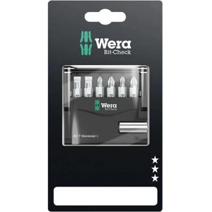 Wera 05073406001 screwdriver bits - 7 pcs - Stainless Steel Wera 05073406001 screwdriver bits - 7 pcs - Stainless Steel