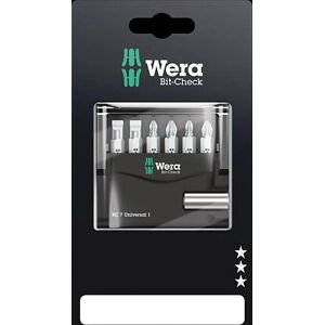 Wera 05073406001 screwdriver bits - 7 pcs - Stainless Steel Wera 05073406001 screwdriver bits - 7 pcs - Stainless Steel