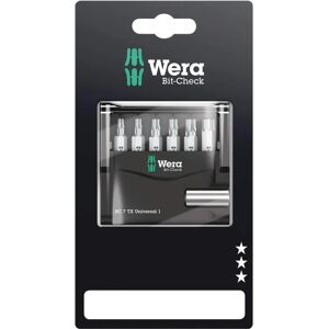 Wera 05073404001 screwdriver bit 7 pcs - Torx T10 T15 T20 T25 T30 T40 Wera 05073404001 screwdriver bit 7 pcs - Torx T10 T15 T20 T25 T30 T40