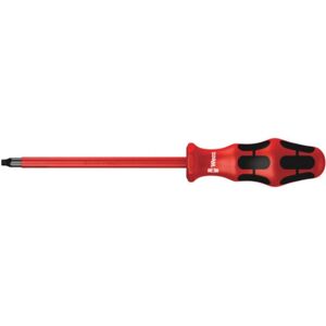 Wera 168i VDE Insulated Screwdriver - Square Socket, 150mm Wera 168i VDE Insulated Screwdriver - Square Socket, 150mm