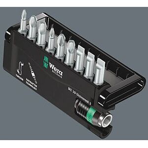 Wera 05073410001 Screwdriver Bits Set - Universal Torsion PZ PH Wera 05073410001 Screwdriver Bits Set - Universal Torsion PZ PH