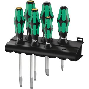 Wera 334/355 SK/6 Set Screwdriver - Hexagonal, PZ, SL, Kraftform Wera 334/355 SK/6 Set Screwdriver - Hexagonal, PZ, SL, Kraftform