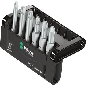 Wera 05056473001 Screwdriver Bits Set - Universal 6-Piece Wera 05056473001 Screwdriver Bits Set - Universal 6-Piece