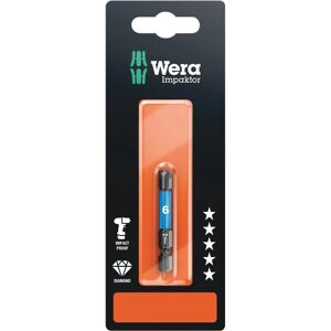 Wera 840/4 IMP DC Hex Impact Driver Bit - Hex-Plus, Diamond Coated Wera 840/4 IMP DC Hex Impact Driver Bit - Hex-Plus, Diamond Coated