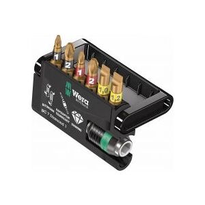 Wera 7-Piece Impact-Ready Diamond Torsion Screwdriver Bits Set Wera 7-Piece Impact-Ready Diamond Torsion Screwdriver Bits Set
