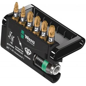 Wera Model PZ Diamant 7-delige Set - Bitset Wera Model PZ Diamant 7-delige Set - Bitset