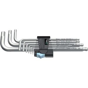Wera 9-Piece Stainless Steel Hex Key Set - Hex-Plus, Metric Wera 9-Piece Stainless Steel Hex Key Set - Hex-Plus, Metric