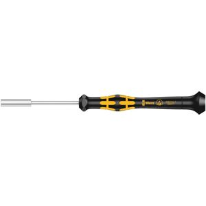 Wera 1569 ESD Micro moersleutel - 4mm x 60mm, Zwart, Geel Wera 1569 ESD Micro moersleutel - 4mm x 60mm, Zwart, Geel