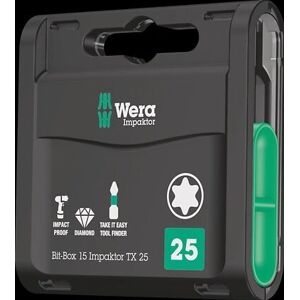 Wera WERA057772 Impactor Bits TX20 - Revestimiento Diamante Wera WERA057772 Impactor Bits TX20 - Revestimiento Diamante