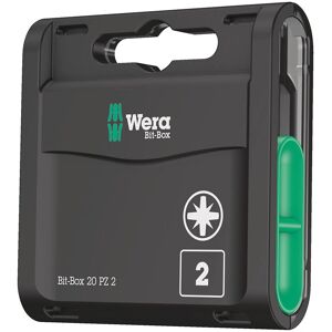 Wera WER057760 Bit-Box 20 H Extra Hard Bits PZ2 x 25mm - Screwdriver Bits Wera WER057760 Bit-Box 20 H Extra Hard Bits PZ2 x 25mm - Screwdriver Bits