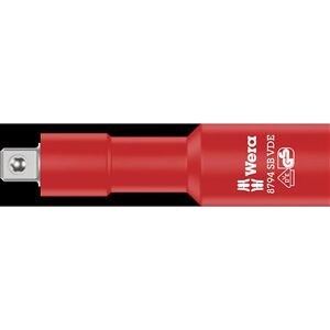 Wera 05004964001 VDE Verlängerung - 3/8" Isolierte Stecknuss Wera 05004964001 VDE Verlängerung - 3/8" Isolierte Stecknuss