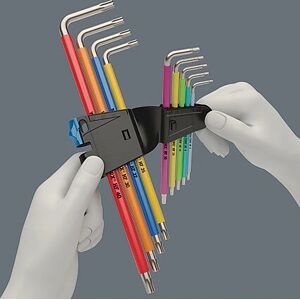 Wera 3967/9 TX SXL Multicolour TORX L-key set - 9 pcs Wera 3967/9 TX SXL Multicolour TORX L-key set - 9 pcs