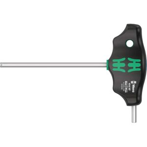 Wera 454 HF Hex Screwdriver - 4mm, 100mm, T-handle, Ergonomic, Corrosion-resistant Wera 454 HF Hex Screwdriver - 4mm, 100mm, T-handle, Ergonomic, Corrosion-resistant