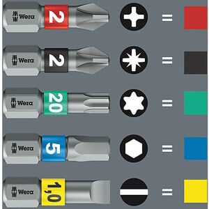 Wera Kraftform Stubby Screwdriver Set - Compact, Magnetic, 6 Bits Wera Kraftform Stubby Screwdriver Set - Compact, Magnetic, 6 Bits