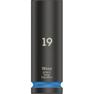 Wera 8790 c Impact Deep Socket 19mm - Heavy Duty for Impact Drivers Wera 8790 c Impact Deep Socket 19mm - Heavy Duty for Impact Drivers