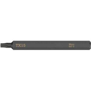 Wera 867 S Šroubovací bit - 70mm TORX 15 - Odolný pro nárazy Wera 867 S Šroubovací bit - 70mm TORX 15 - Odolný pro nárazy