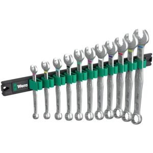 Wera 9640 Combinatiesleutelset - 11-delig, magnetische strip Wera 9640 Combinatiesleutelset - 11-delig, magnetische strip