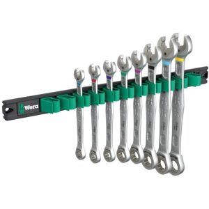Wera 9632 combinatietangenset - 8-delig, magnetische bevestigingsstrip, 30° draaibaar Wera 9632 combinatietangenset - 8-delig, magnetische bevestigingsstrip, 30° draaibaar