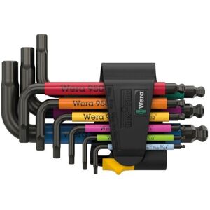Wera 950/9 Flerfargede multicolor imperial 3 kort sett med innvendige sekskantsleker Wera 950/9 Flerfargede multicolor imperial 3 kort sett med innvendige sekskantsleker
