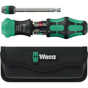 Wera Kraftform Kompakt 20 Ra-R Ratchet Screwdriver Set in Pouch - 051514 Wera Kraftform Kompakt 20 Ra-R Ratchet Screwdriver Set in Pouch - 051514