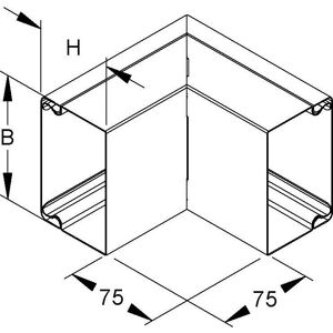 Niedax - LUAC 40.040 E3 - 90° - Acier inoxydable - Goulotte - Publicité Niedax - LUAC 40.040 E3 - 90° - Acier inoxydable - Goulotte - Publicité
