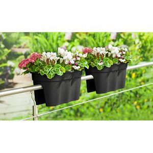 KHW Flowerclip XXL - Wetterfest, UV-beständig - Pflanzgefäße KHW Flowerclip XXL - Wetterfest, UV-beständig - Pflanzgefäße