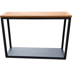 Acamp OSLO Beistelltisch – Anthrazit, FSC Teak-Finish Acamp OSLO Beistelltisch – Anthrazit, FSC Teak-Finish