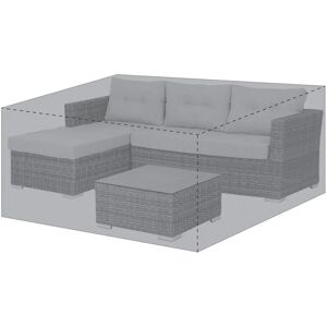 Acamp 57723 Balkonmöbelhülle - Loungegruppenabdeckung - Anthrazit Acamp 57723 Balkonmöbelhülle - Loungegruppenabdeckung - Anthrazit