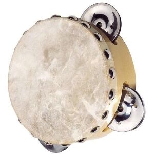 Goki UC086 - Tamburello multicolore con 3 sonagli - Strumento musicale Goki UC086 - Tamburello multicolore con 3 sonagli - Strumento musicale