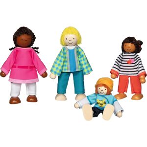 Goki Interkulturelle Familie Flexible Holzfiguren - 4 Stück Goki Interkulturelle Familie Flexible Holzfiguren - 4 Stück