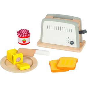 goki Wooden Kids Toaster - 10-piece Colorful Play Set goki Wooden Kids Toaster - 10-piece Colorful Play Set
