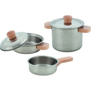 GOKI Keukenset - 2 Pannen & 1 Koekenpan - 5 Stuks GOKI Keukenset - 2 Pannen & 1 Koekenpan - 5 Stuks