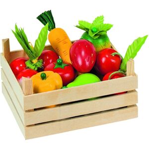 Goki Obst und Gemüse aus Holz in Kiste - Spielzeugset Goki Obst und Gemüse aus Holz in Kiste - Spielzeugset