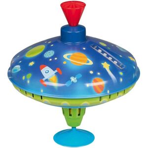 Goki Blauwe Ruimte Draaispinner met LED - Speelgoed voor Kinderen 1-6 jaar Goki Blauwe Ruimte Draaispinner met LED - Speelgoed voor Kinderen 1-6 jaar