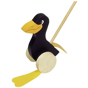 Goki 54997 Houten duwspel Rabe - Speelgoed om te duwen Goki 54997 Houten duwspel Rabe - Speelgoed om te duwen