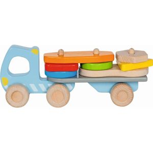 Goki Wooden Truck with Stackable Cargo - Toy Type Goki Wooden Truck with Stackable Cargo - Toy Type