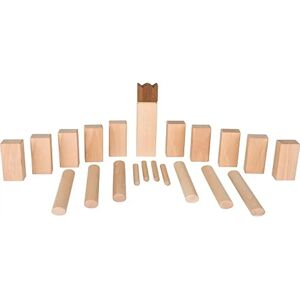 Goki Wooden Kubb - Vikings Game - Multi colors - for ages 5+ - Outdoor Goki Wooden Kubb - Vikings Game - Multi colors - for ages 5+ - Outdoor