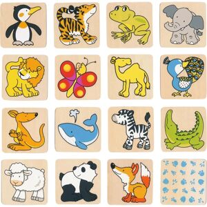 Jeu de mémoire Goki Animaux - Bois 32 pièces - Publicité Jeu de mémoire Goki Animaux - Bois 32 pièces - Publicité