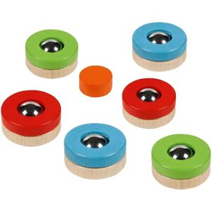 Jeu de Curling en Bois GOKI - 7 Pièces - Diamètre 4,5cm - À partir de 3 ans - Publicité Jeu de Curling en Bois GOKI - 7 Pièces - Diamètre 4,5cm - À partir de 3 ans - Publicité
