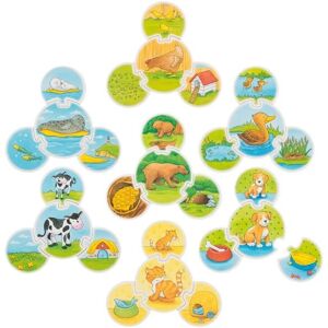 Puzzle Animali Goki - 28 Pezzi per Bambini Puzzle Animali Goki - 28 Pezzi per Bambini