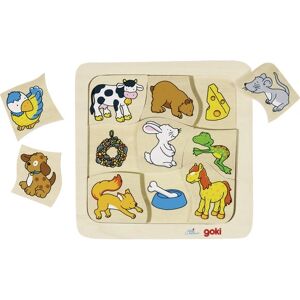 Goki Puzzle en Bois Qui Mange Quoi ? - Type de Puzzle Goki Puzzle en Bois Qui Mange Quoi ? - Type de Puzzle