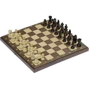 Goki 56920 Chess set - Travel/compact magnetic wood game Goki 56920 Chess set - Travel/compact magnetic wood game