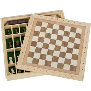 Goki Chess Set Travel - Chess, Checkers & Mühle - 34x34x6 cm Goki Chess Set Travel - Chess, Checkers & Mühle - 34x34x6 cm