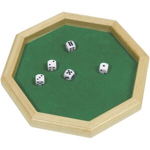Goki 56954 Jeu de Société - Plateau à Dés en Bois - Publicité Goki 56954 Jeu de Société - Plateau à Dés en Bois - Publicité