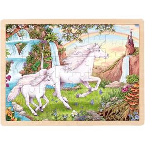 Goki Einhorn Holzpuzzle - 48 Teile - Lernspielzeug Goki Einhorn Holzpuzzle - 48 Teile - Lernspielzeug